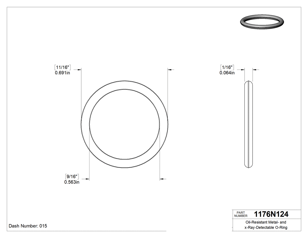 Technical drawing - 1176N124